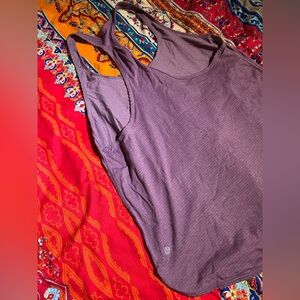 Lululemon 105 F Singlet Tank Top purple